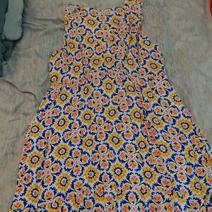 Boden Multicolor Floral Pattern Top